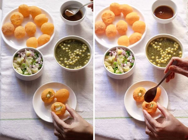 To serve Pani Puri