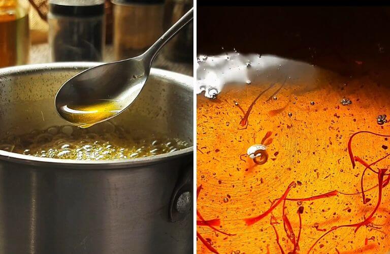 Saffron Flavored Syrup