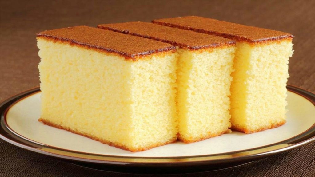 Eggless Vanilla Sponge Cake