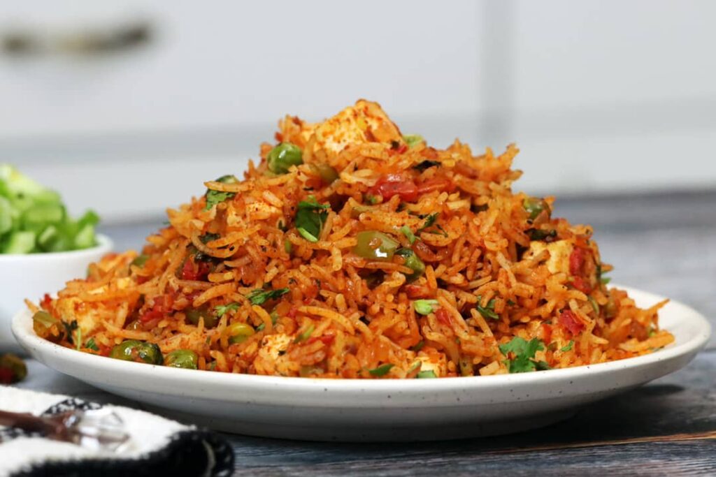 Paneer Pulao Paneer Rice Recipe