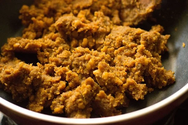 Preparing the Puran (Sweet Lentil Filling)