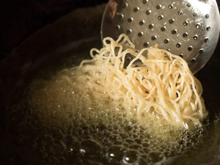 Frying Noodles for Chopsuey