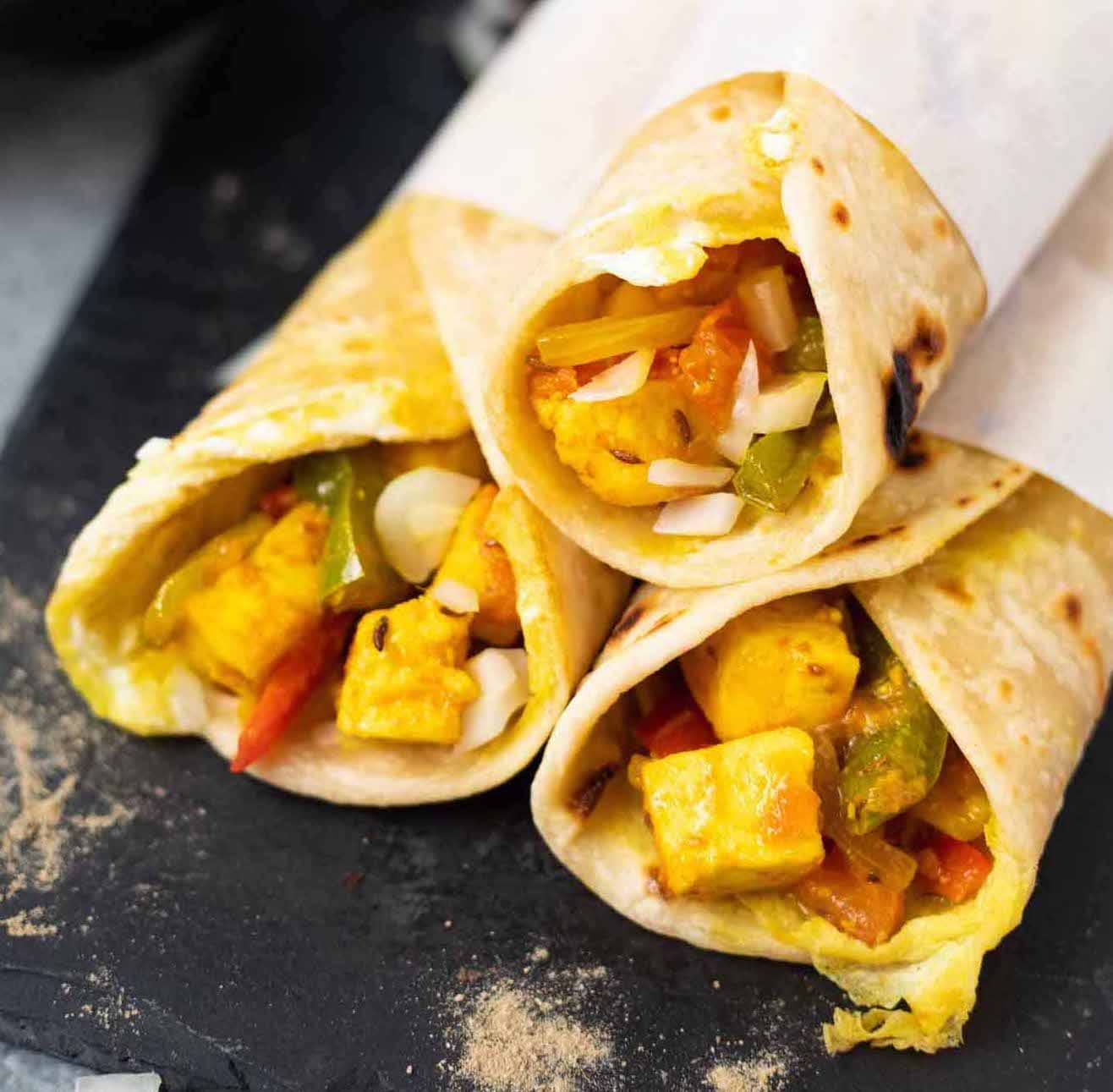 Paneer Roll Recipe