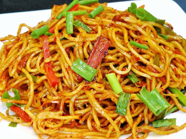 Schezwan Noodles Recipe