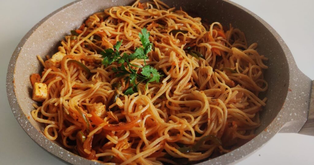 Schezwan Noodles Recipe